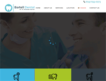 Tablet Screenshot of drwbartell.com
